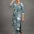 women ethnic motifs printed work thread work kurta with trousers