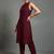 women striped regular silk crepe smart kurta with trousers