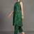 women ethnic motifs printed regular workwear kurta with trousers