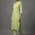 women printed smart kurta with trousers