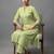 women printed smart kurta with trousers