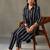 women printed smart office kurta with trousers