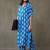 women ethnic motifs printed smart office kurta with trousers