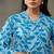 women floral printed cotton work kurta with pyjamas