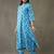 women floral printed cotton work kurta with pyjamas