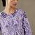 women ethnic motifs printed cotton smart office kurta with trousers