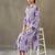 women ethnic motifs printed cotton smart office kurta with trousers