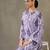 women ethnic motifs printed cotton smart office kurta with trousers