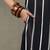 women cotton button-down smart office kurta with trousers