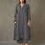 women cotton button-down smart office kurta with trousers