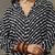 women cotton button-down smart office kurta with trousers