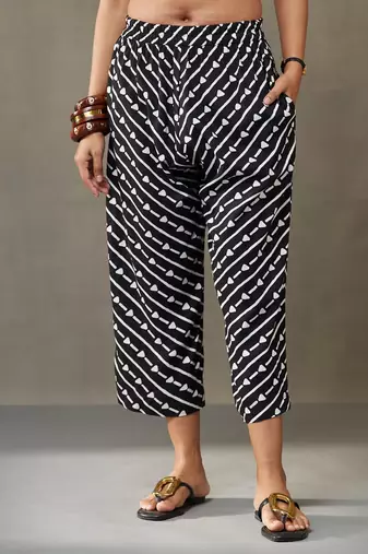 women cotton button-down smart office kurta with trousers