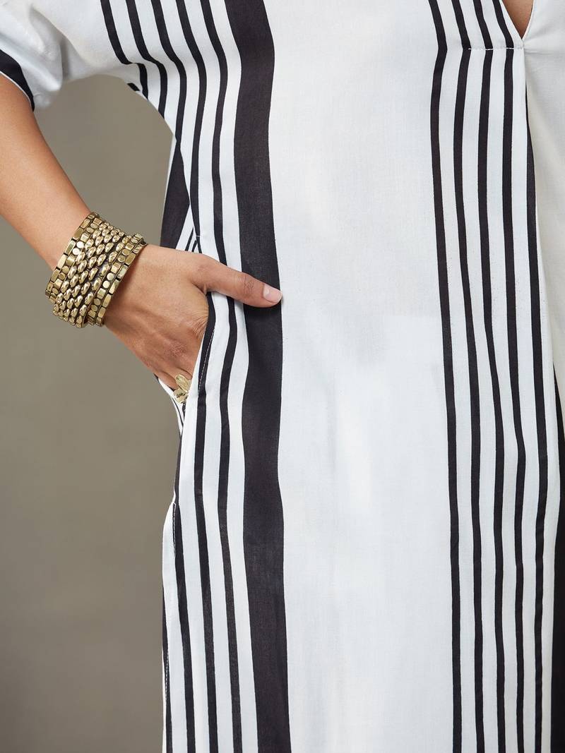 women printed smart office kurta with trousers