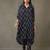 women printed cotton smart office kurta with trousers