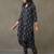 women printed cotton smart office kurta with trousers