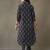 women printed cotton smart office kurta with trousers