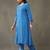women printed smart office kurta with trousers