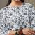 women floral printed cotton work tailored-fit kurti with palazzos