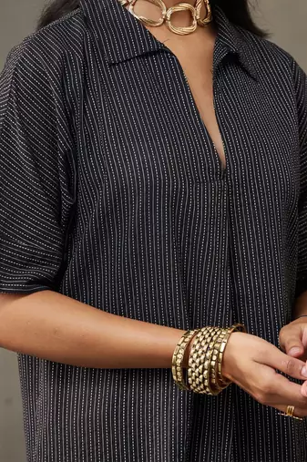 women kantha cotton smart office kurta with trousers