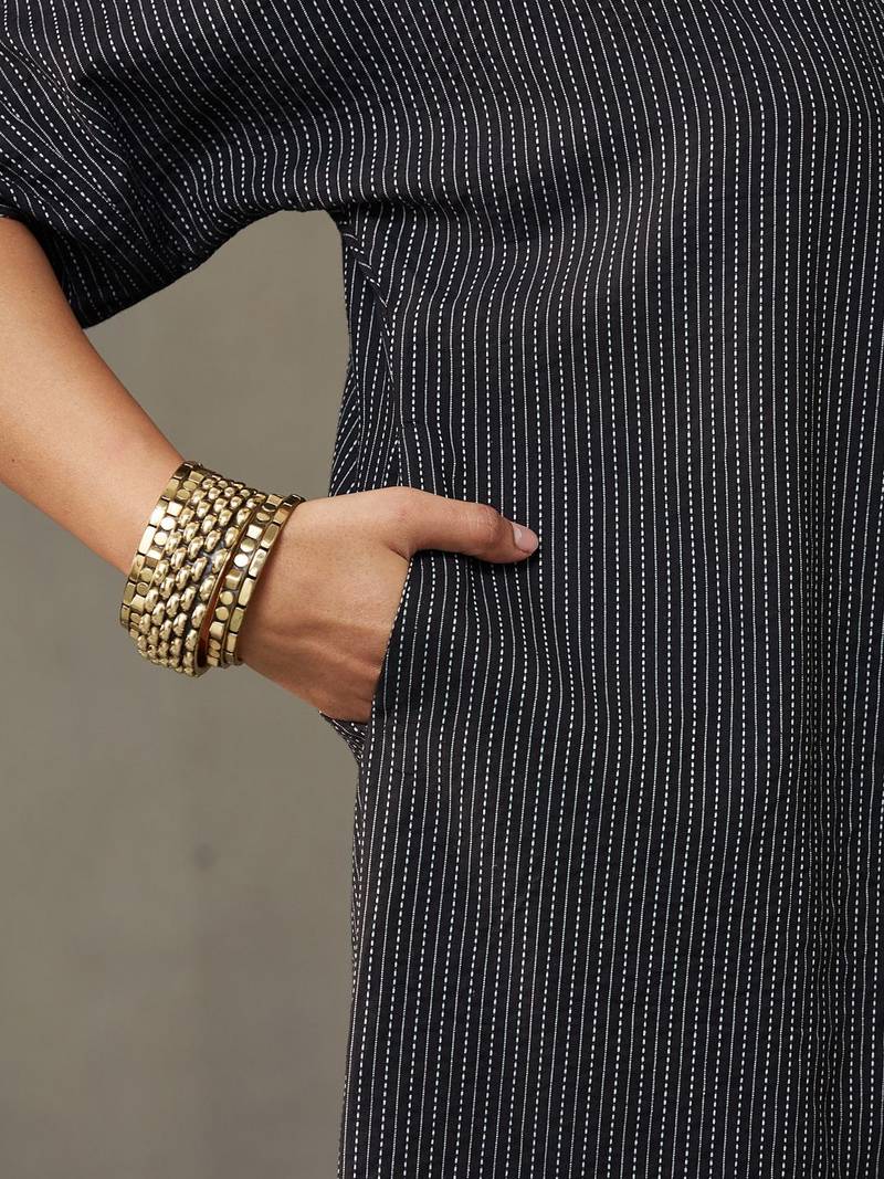 women kantha cotton smart office kurta with trousers