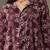 women floral printed cotton button-down smart office kurta with trousers