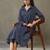 women printed cotton structured work kurta with palazzos