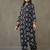 women floral printed structured work kurta with palazzos