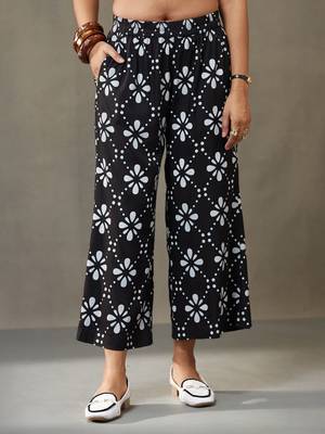 women floral printed structured work kurta with palazzos 6