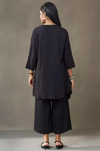 women work tailored-fit kurti with palazzos