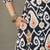 women ethnic motifs printed cotton smart office kurta with trousers