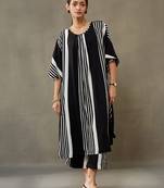 women printed smart office kurta with trousers