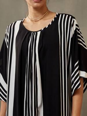 women printed smart office kurta with trousers 2