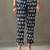 women ethnic motifs printed cotton smart office kurta with trousers