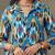 women ethnic motifs printed cotton smart office kurta with trousers