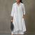 women cotton button-down smart office kurta with trousers