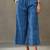 women ethnic motifs printed cotton structured work kurta with palazzos
