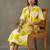 women printed cotton smart office kurta with trousers