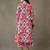 women printed cotton smart office kurta with trousers