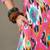 women printed cotton smart office kurta with trousers
