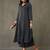 women cotton button-down smart office kurta with trousers