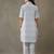 women ethnic motifs printed cotton smart office kurta with trousers