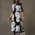 women floral printed smart office kurta with trousers