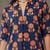 women floral printed cotton smart office kurta with trousers