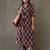 women floral printed cotton smart office kurta with trousers