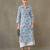 women floral printed cotton structured work kurta with palazzos
