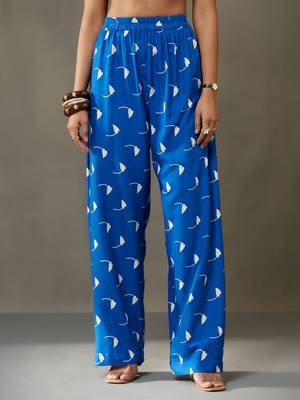 women printed structured work kurta with palazzos 6