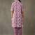 women ethnic motifs printed cotton smart office kurta with trousers