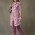 women ethnic motifs printed cotton smart office kurta with trousers
