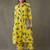 women floral printed cotton smart office kurta with trousers