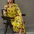 women floral printed cotton smart office kurta with trousers